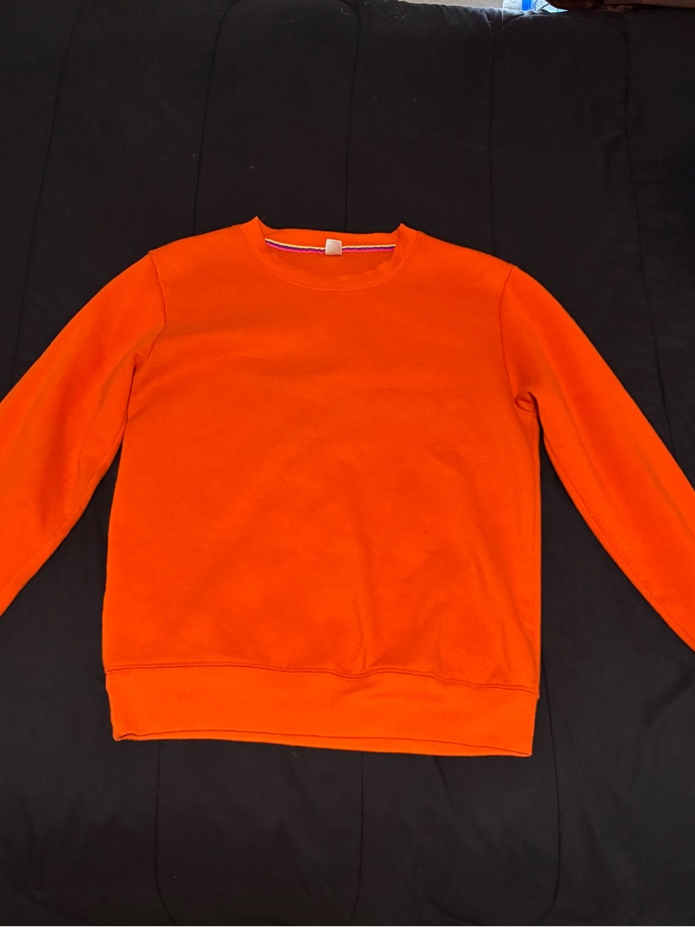Men's Crewneck Sweatshirt in Vibrant Orange